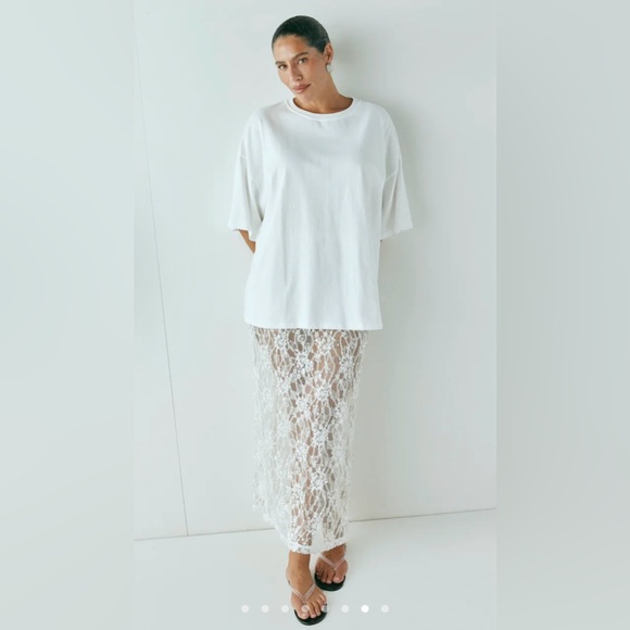 Vrg Grl Dresses & Skirts - DEVYN SEQUIN MIDI SKIRT WHITE